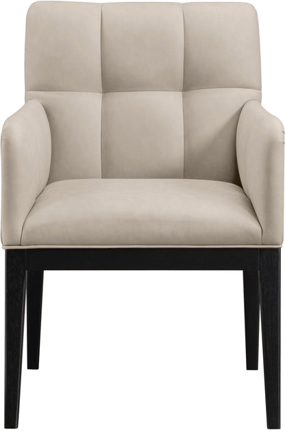 Adrian - Dining Arm Chair (Set of 2) - Black Legs