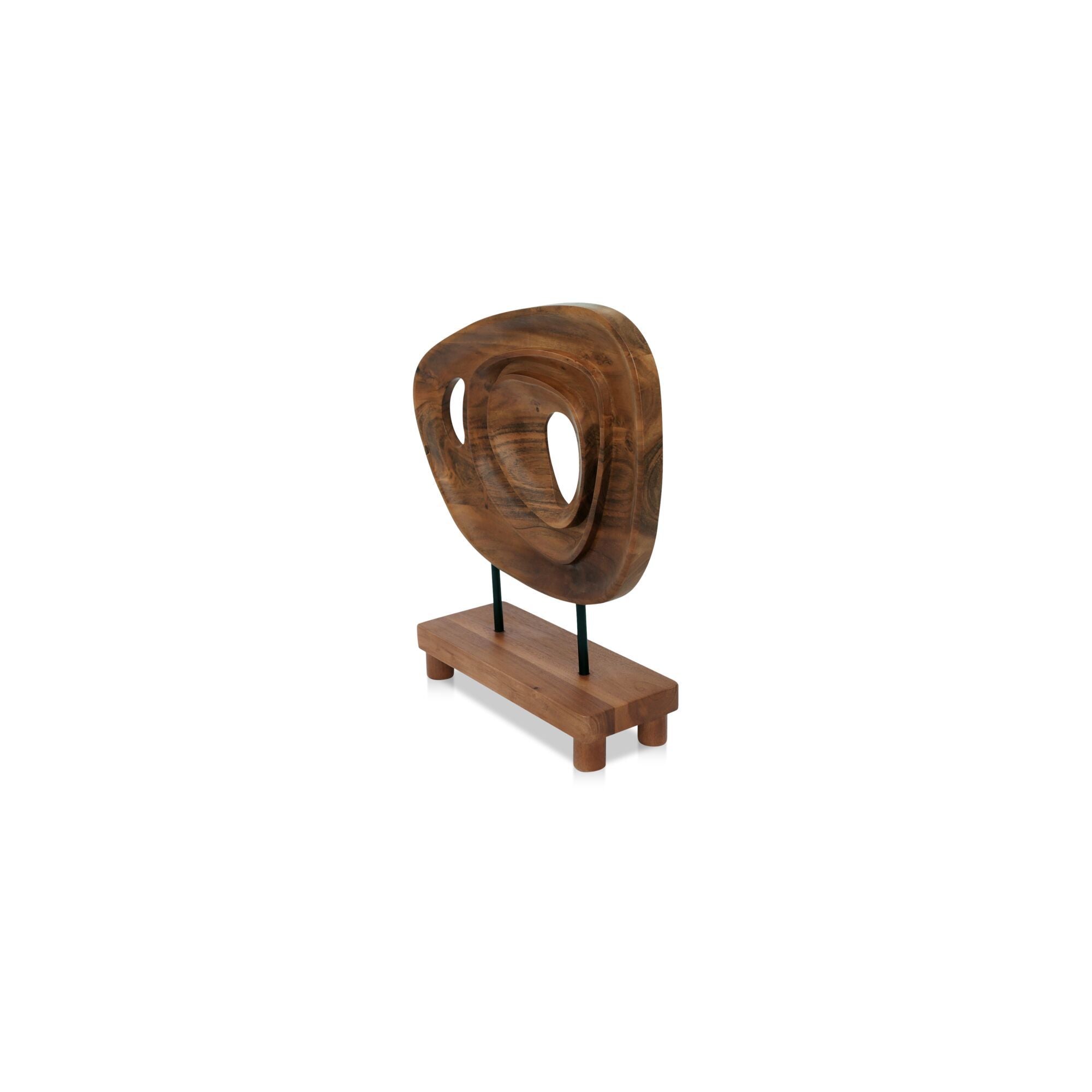 Saddler -Sculpture - Natural Acacia