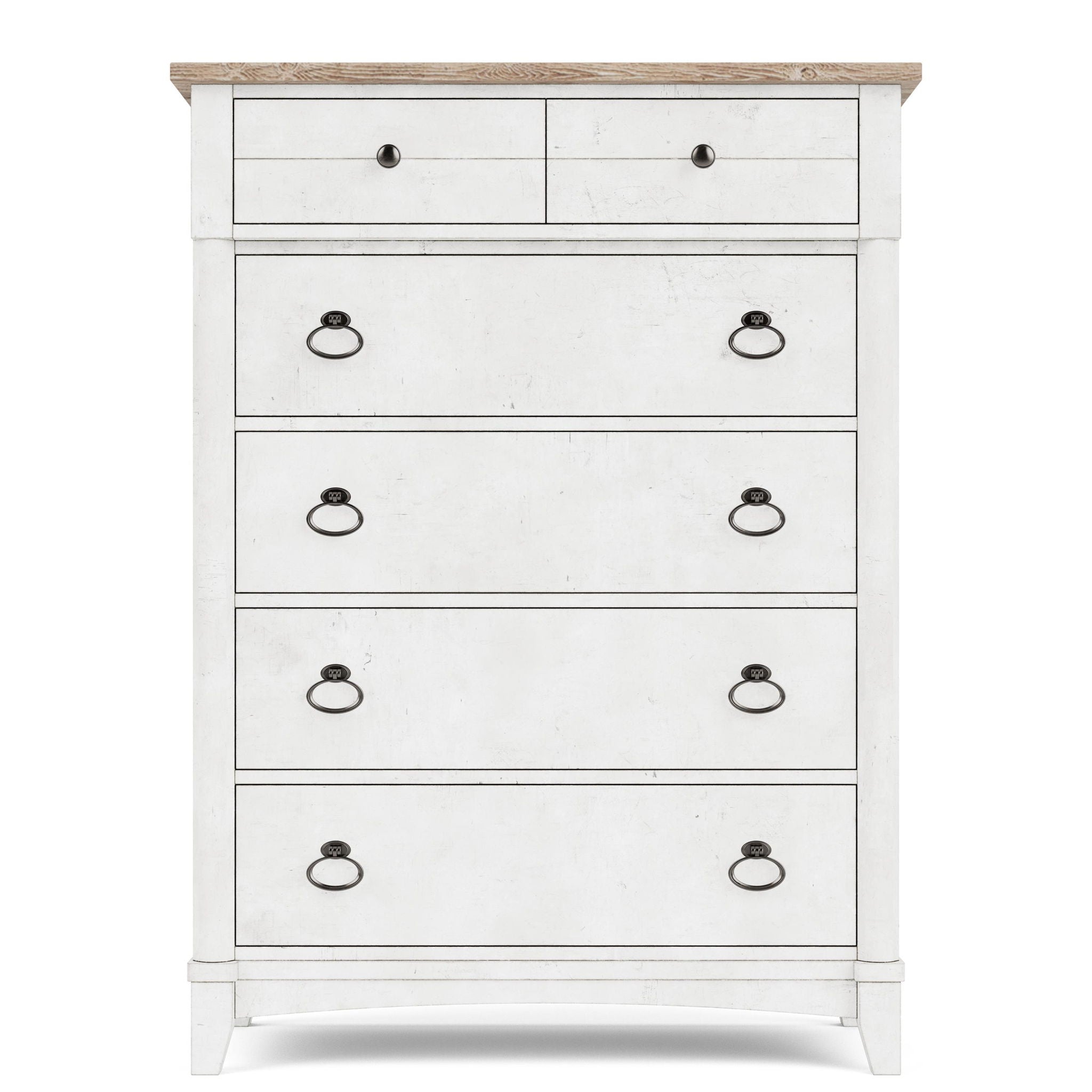 Maddox - 5 Drawer Chest - White