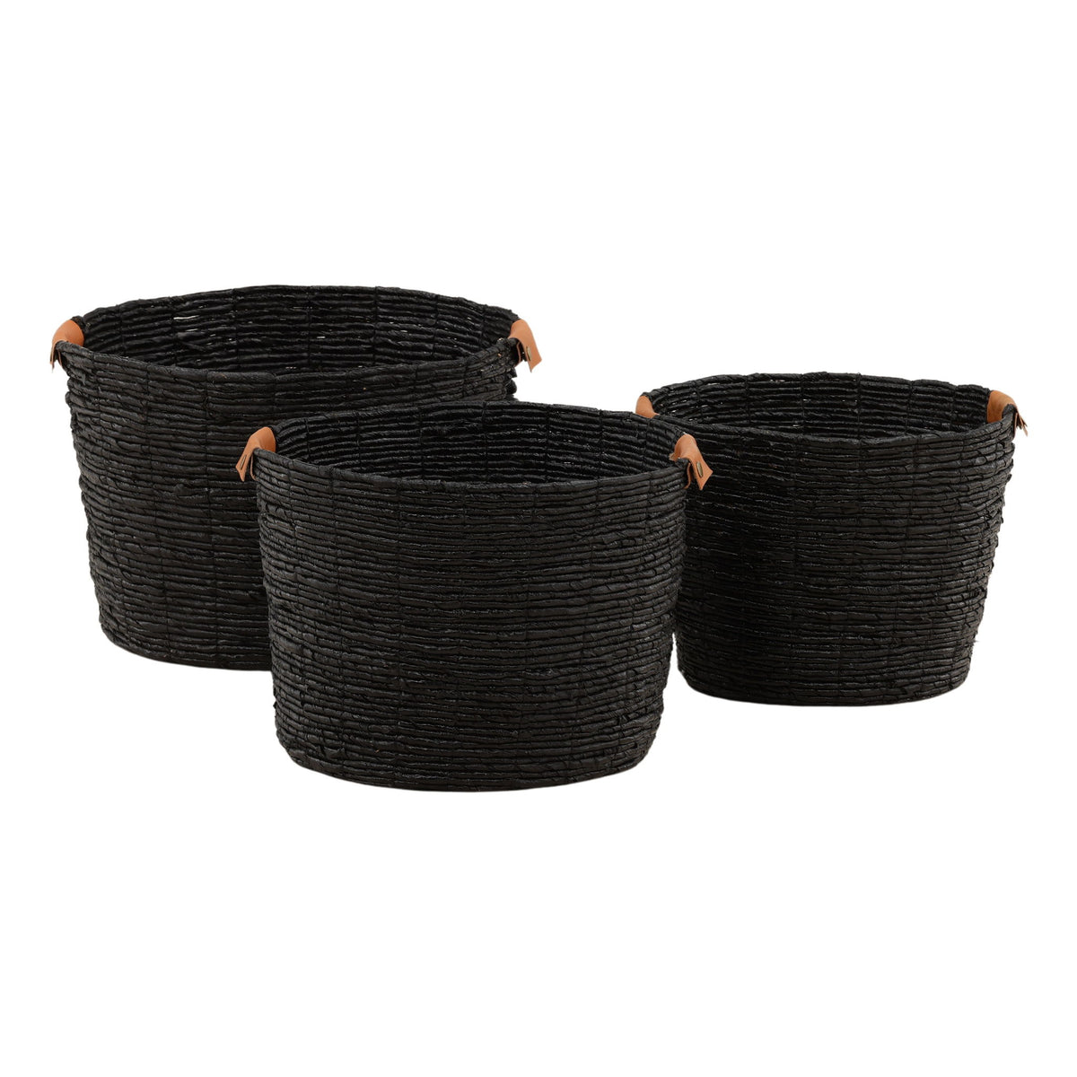 Lorian - Basket (Set of 3) - Black
