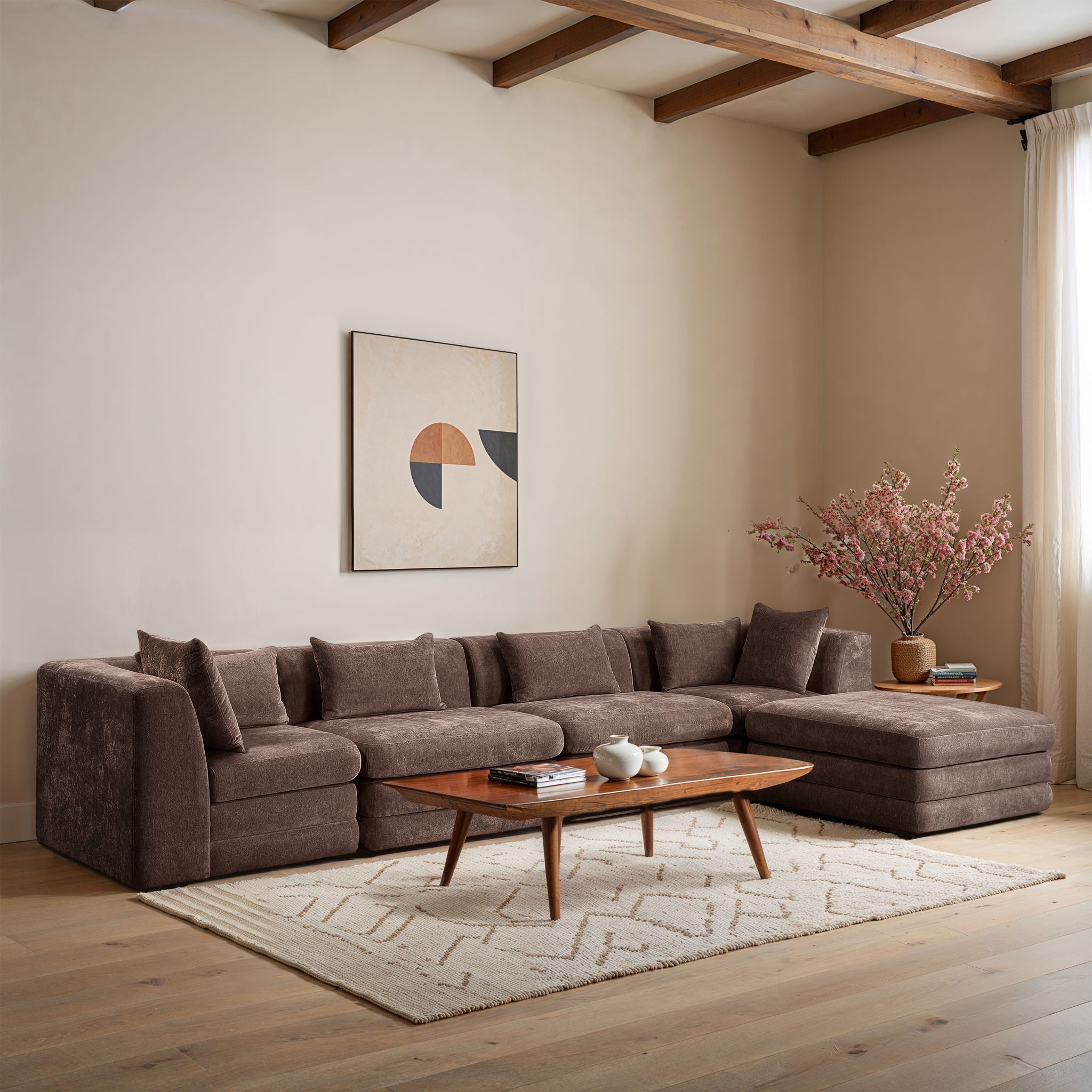 Stellar - 5 Piece Upholstered Modular Sectional