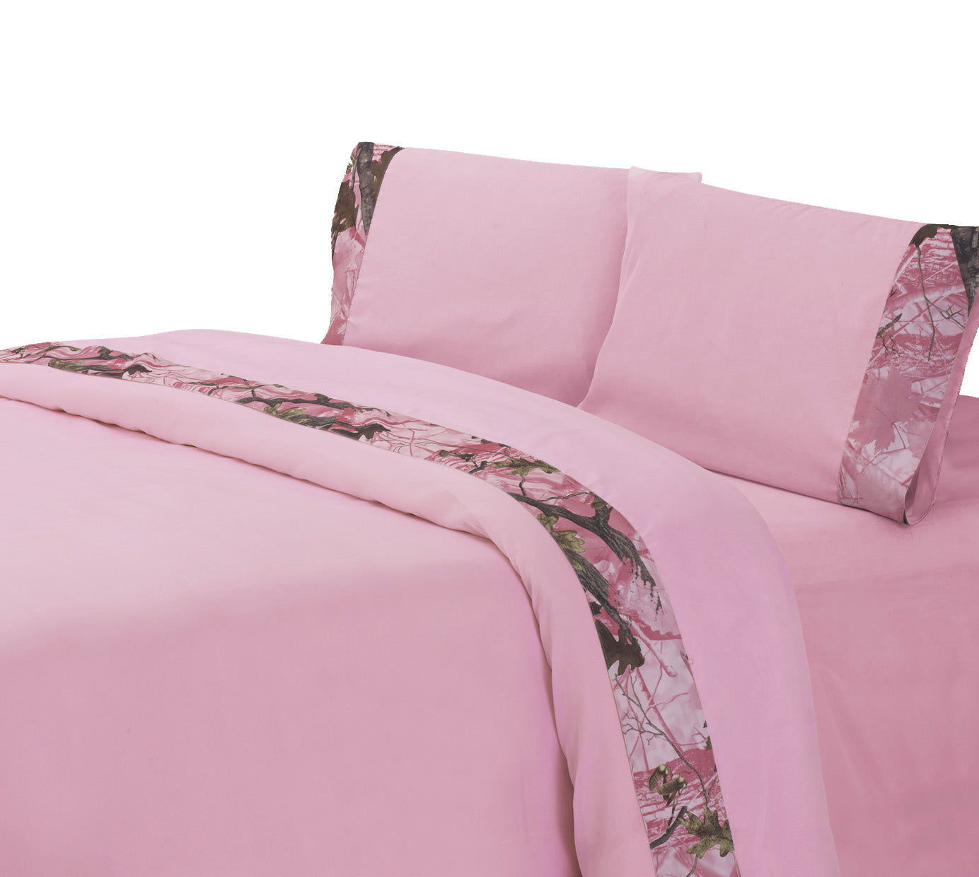 Camo - Twin Sheet Set - Pink