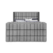 Isaiah - Bed With TV Lift-LED Speakers And Fireplace