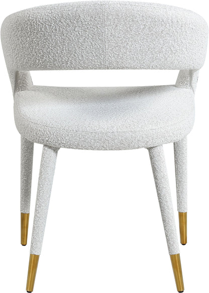 Destiny - Fabric Dining Chair - Cream
