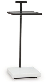 Mannill - Accent Table - Black / White