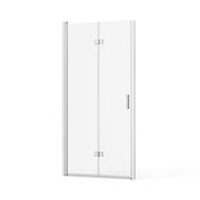 Frameless Bi Fold Shower Doors 30" W X 72" H - Chrome