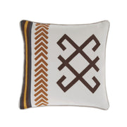 Toluca Canvas - Embroidered Cotton Pillow - Multi Color