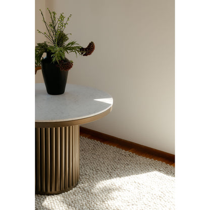 Tower - Dining Table - Antique Brass