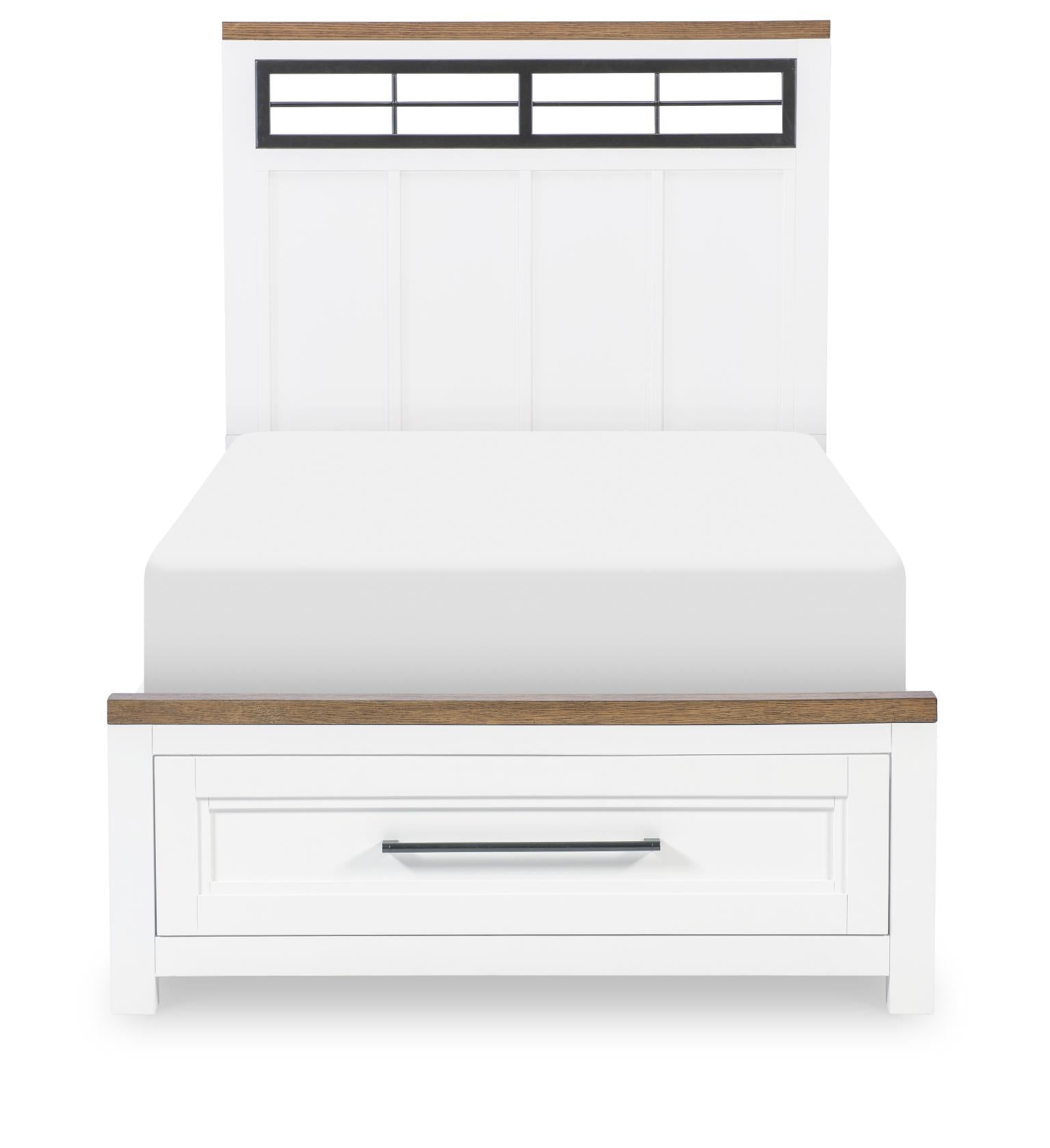 Dutton - Complete Panel Bed With Storage
