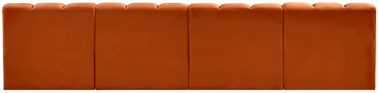 Arc - Velvet 4 Seats Modular Sofa