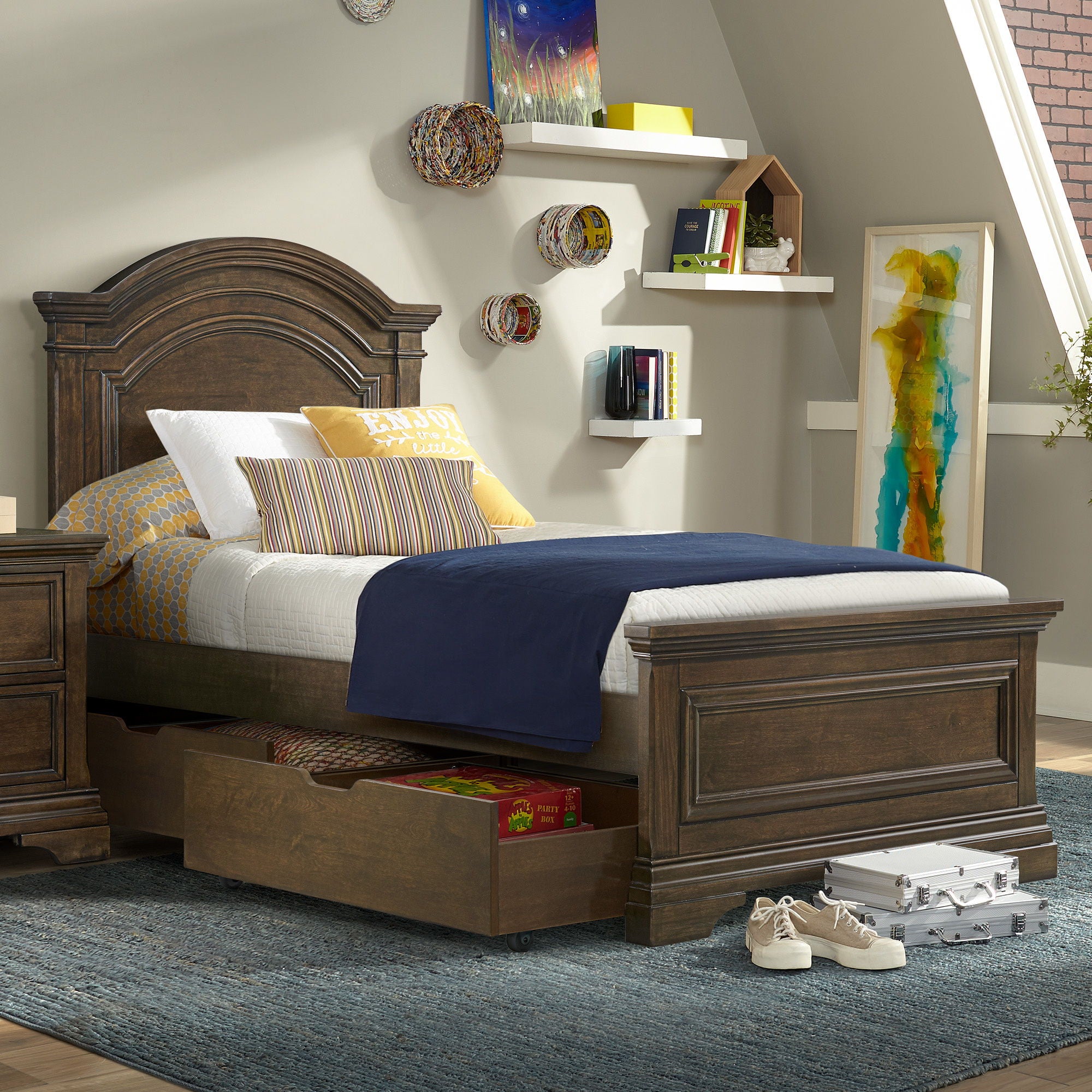 Olivia - Panel Bed