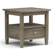 Warm Shaker - End Table - Light Brown