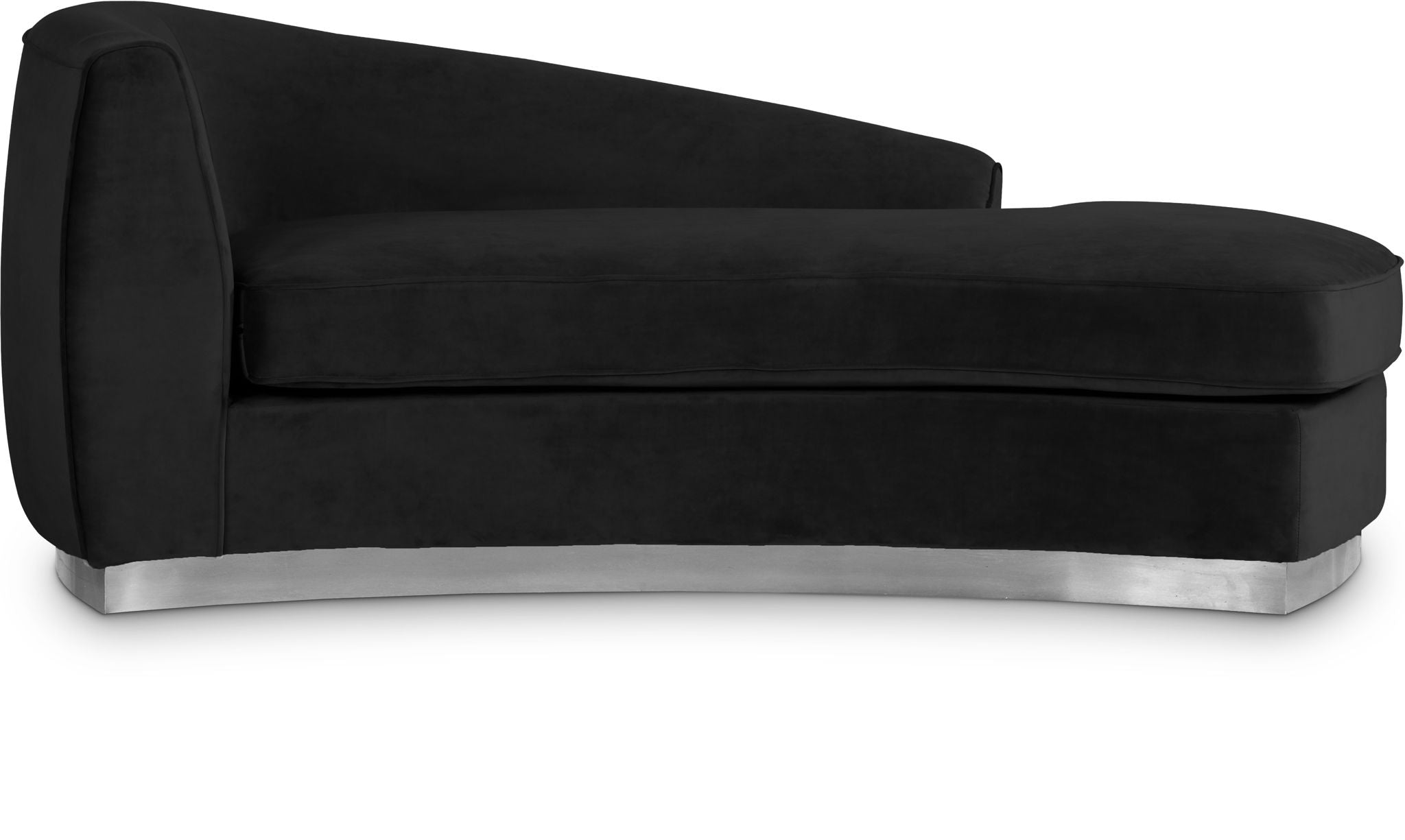 Julian - Chaise with Chrome Base