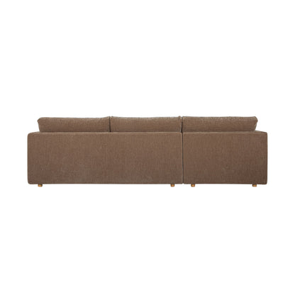 Bryn - Sectional Camel Left Stationary Sofa - Light Brown