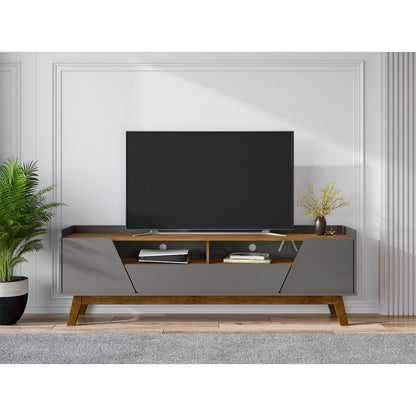 Marcus - TV Stand With 4 Shelves And Soft Close Doors