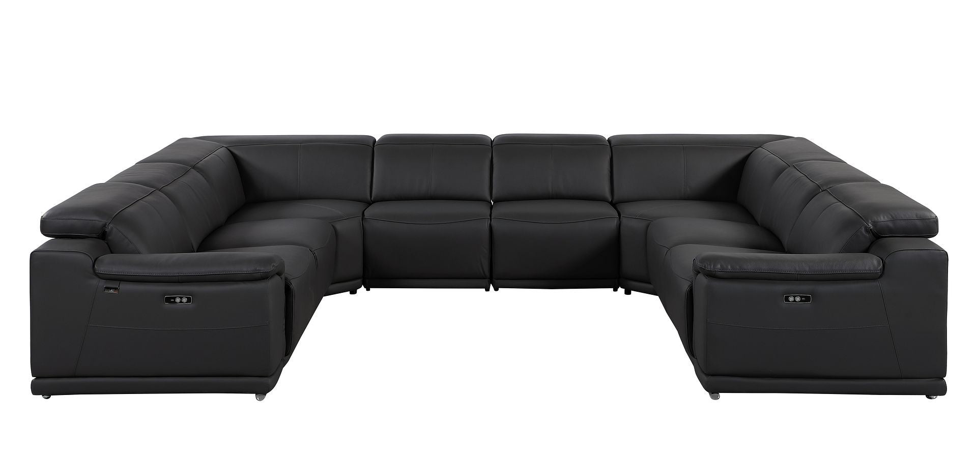 9762 - 8-Piece U Shaped Sectional Sofa With 4 Power Recliners