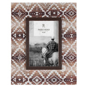 Chalet - 4" x 6" Picture Frame  - Brown / White