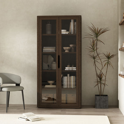 Rivington - Bookcase Cabinet With Glass Doors