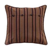 Forest Pine - Stripe Euro Sham - Brown