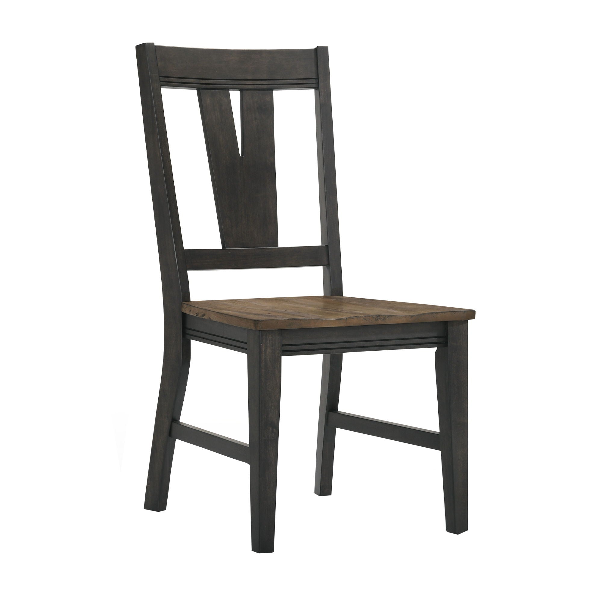 Harper - Splat Chair - Brushed Brown / Pecan