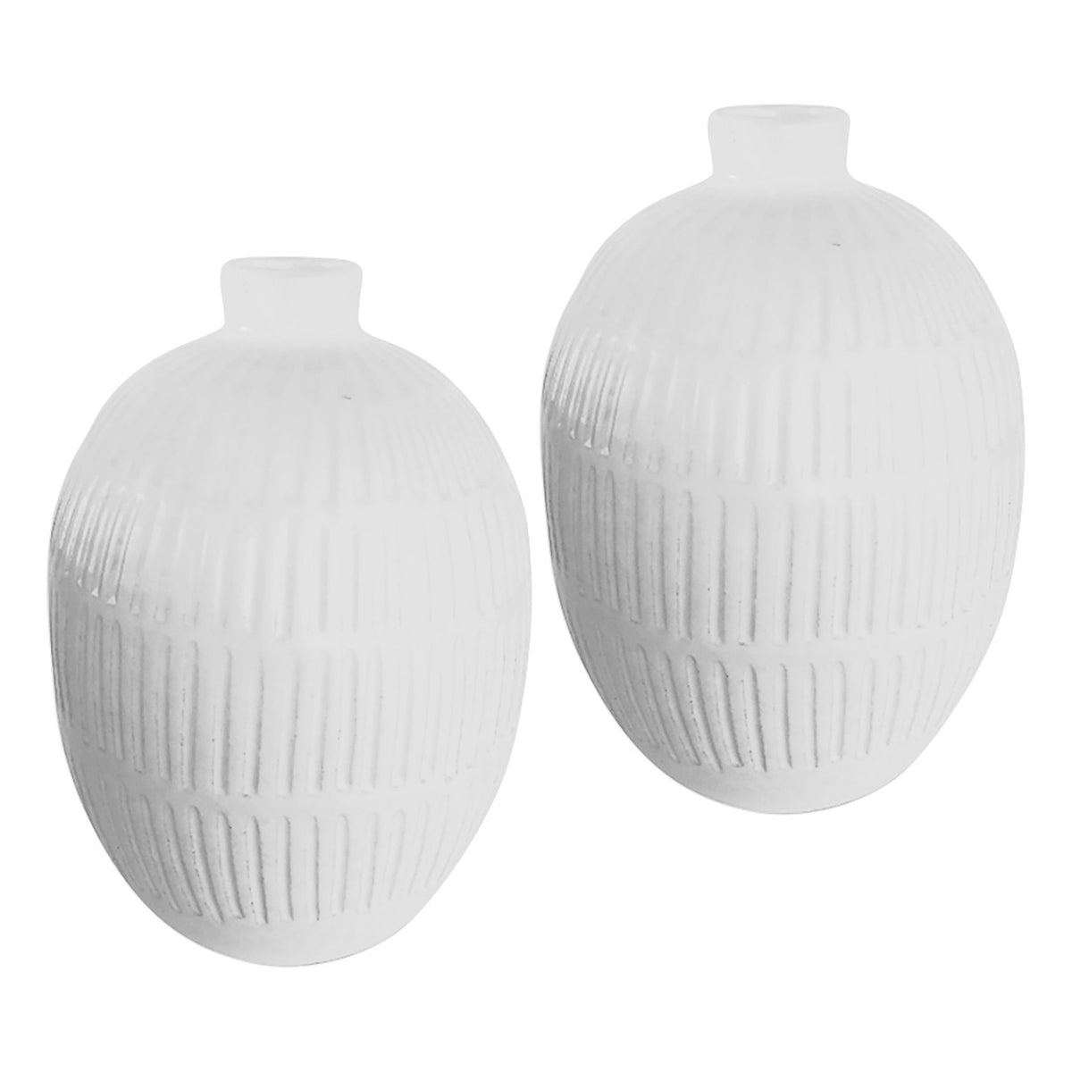 Xena - Vase (Set of 2) - White