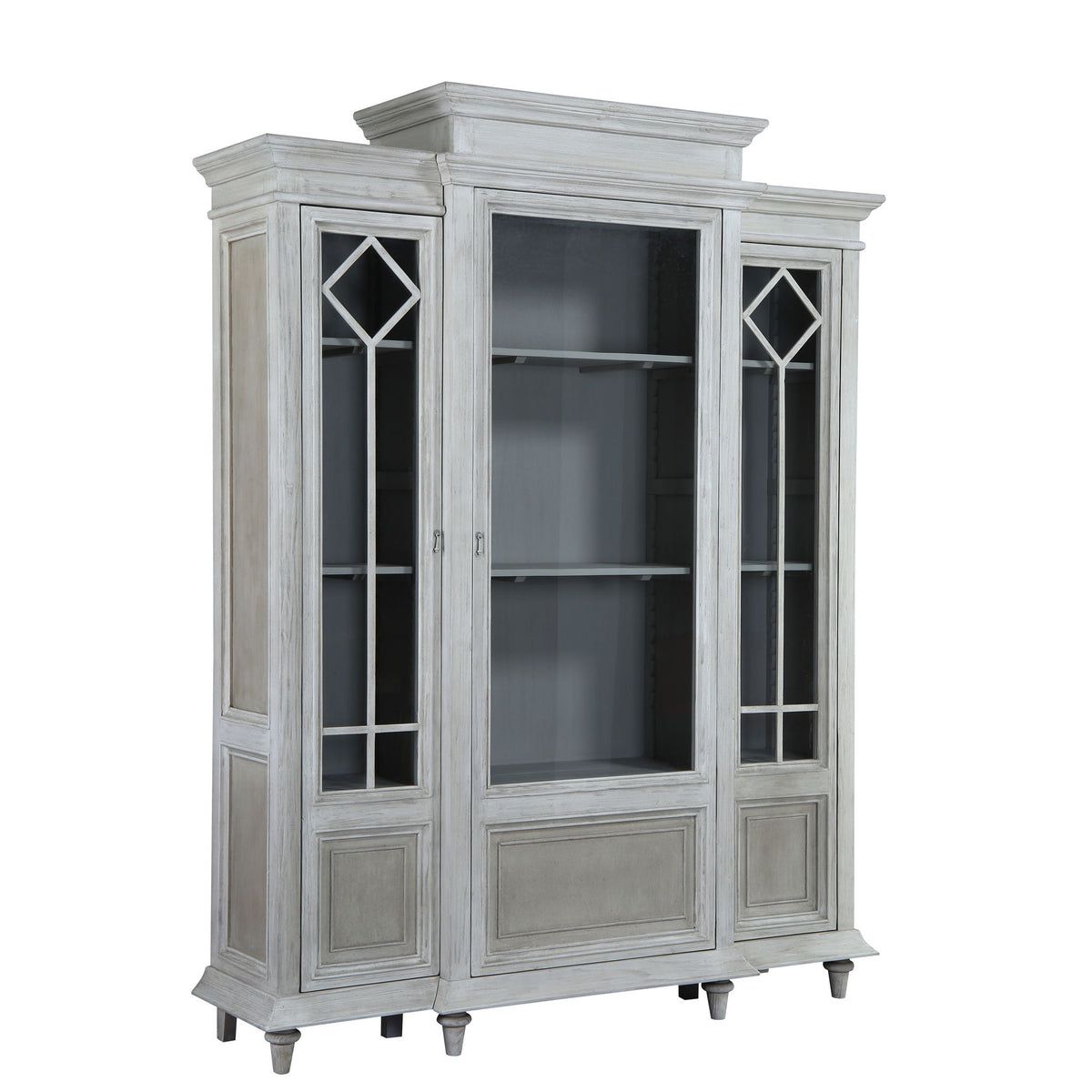 Aloha - Cabinet - Antique Light Gray Wash