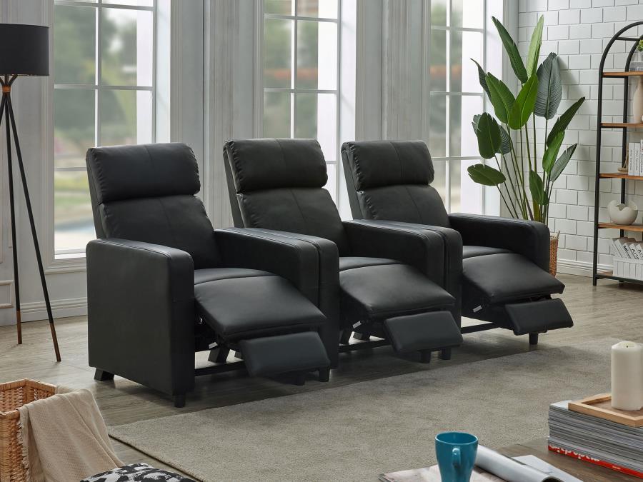 Toohey - Upholstered Tufted Recliner Living Room Set