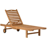 Andy - Outdoor Chaise - Natural