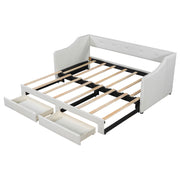Upholstered Daybed With 2 Drawers