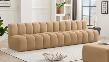 Arc - Velvet 4 Seats Modular Sofa