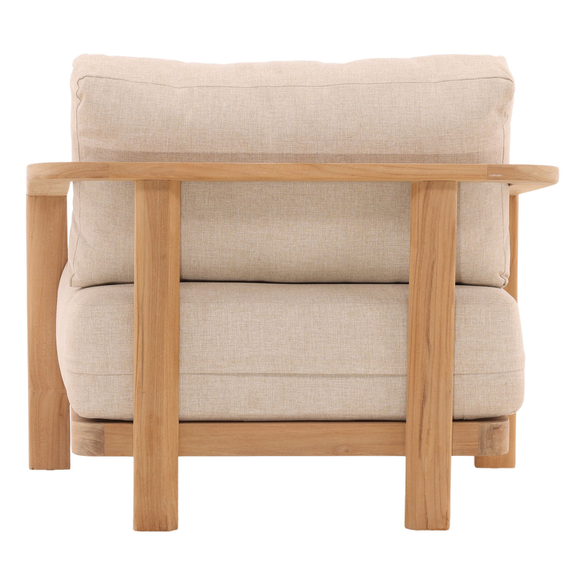 Redford - Outdoor Sofa Chair - Sand And Natural