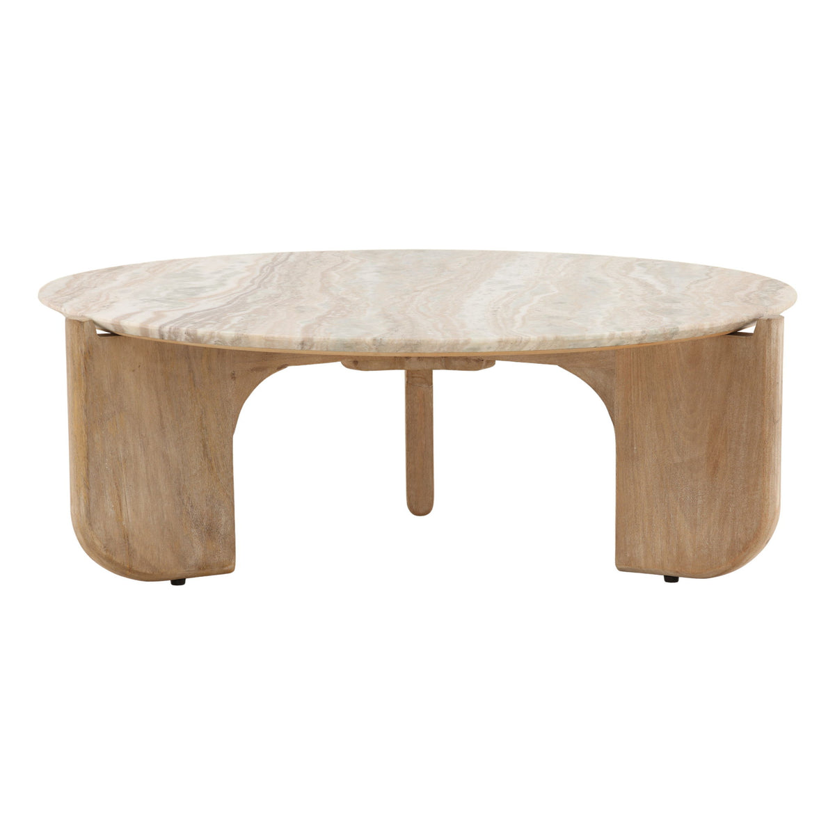 Callen - Coffee Table - Cream And Natural