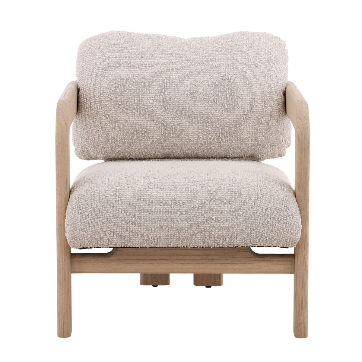 Chavez - Occasional Chair - Cream And Light Natural