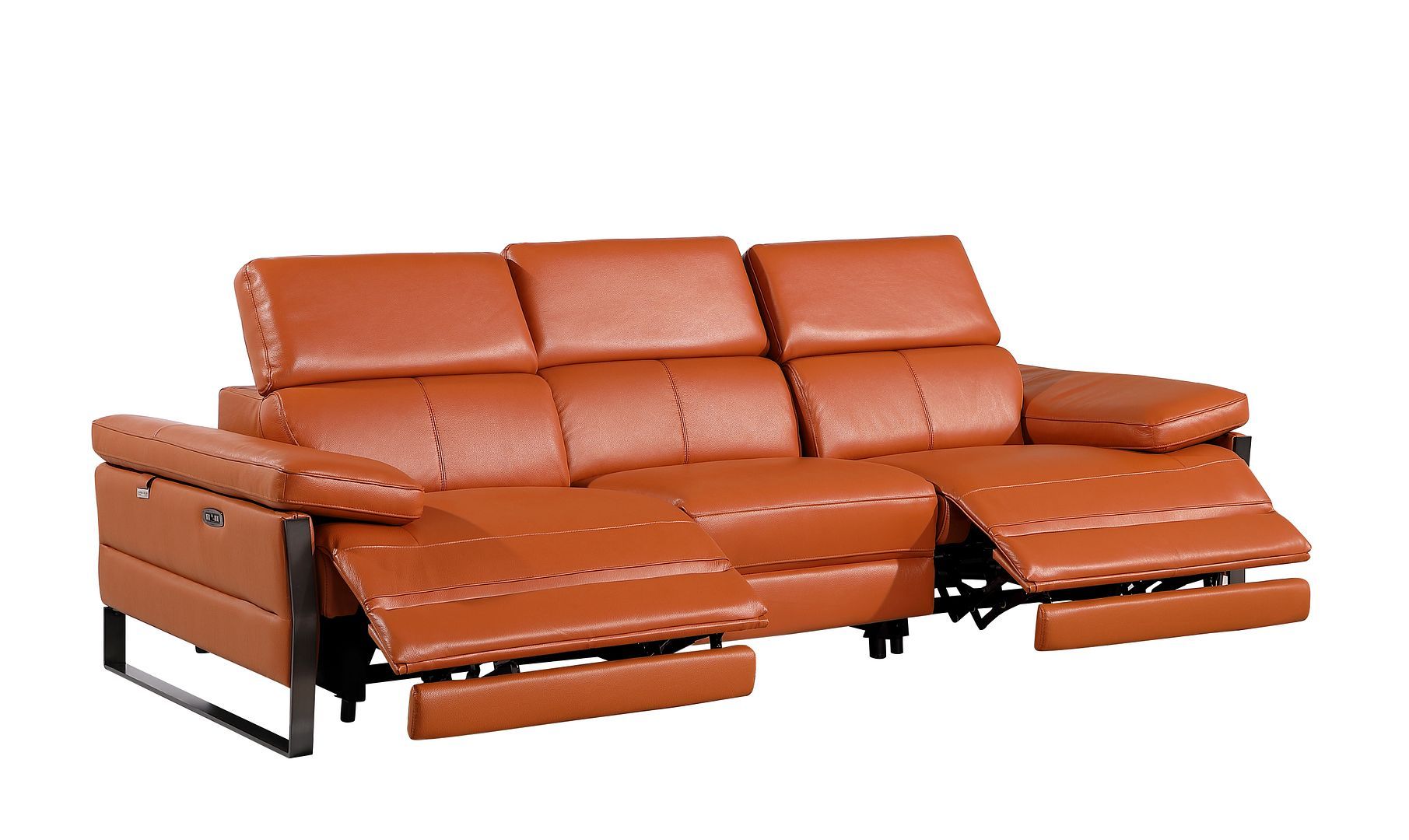 1246 - Modular Power Dual Reclining Sofa, Loveseat, And Chair Set With Power Headrests