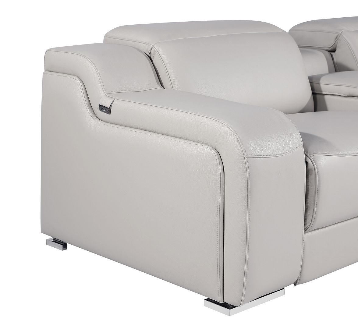 1116 - 8-Piece U-Shaped Sectional Sofa In With 4 Power Recliners & Power Headrests