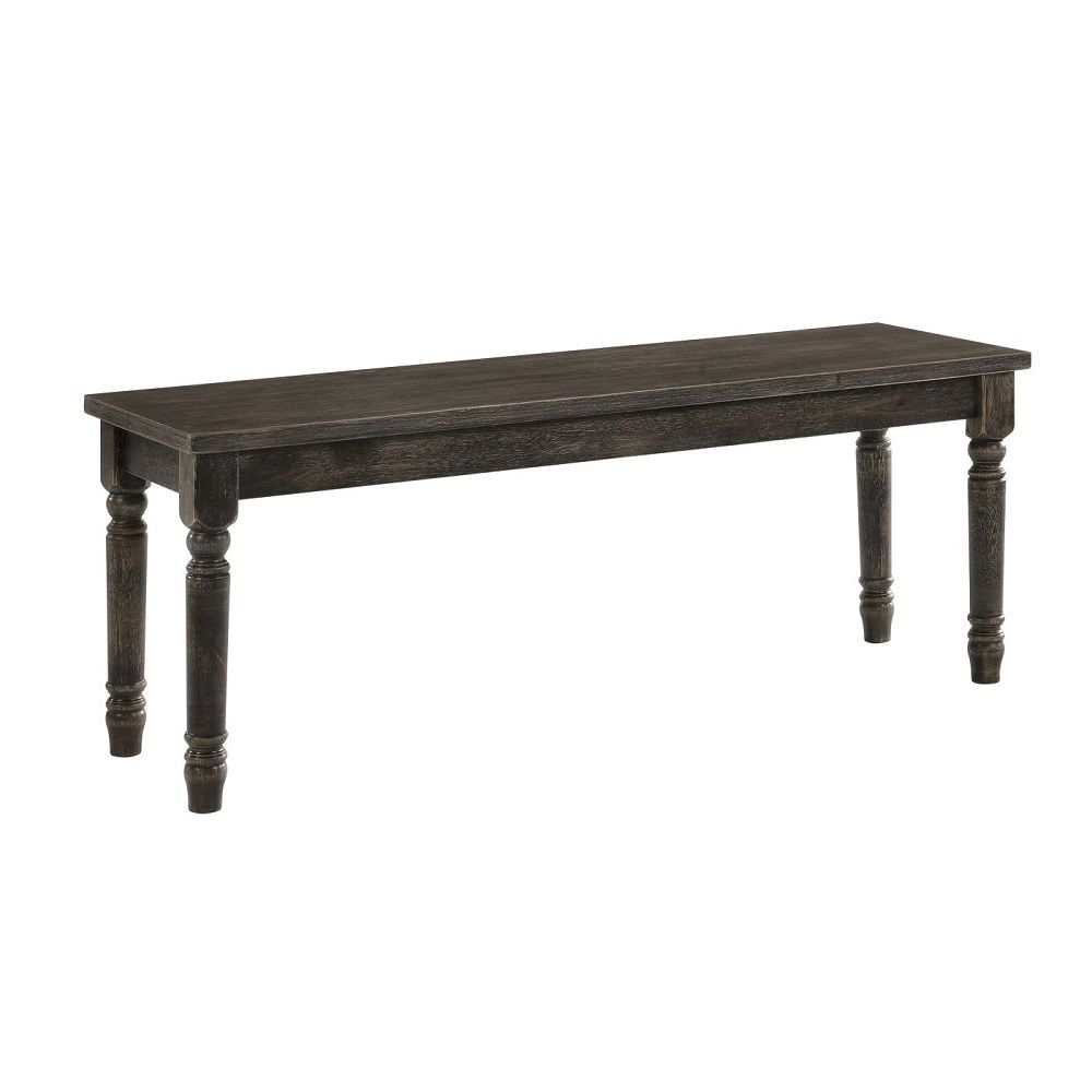 Claudia II - Bench - Weathered Gray