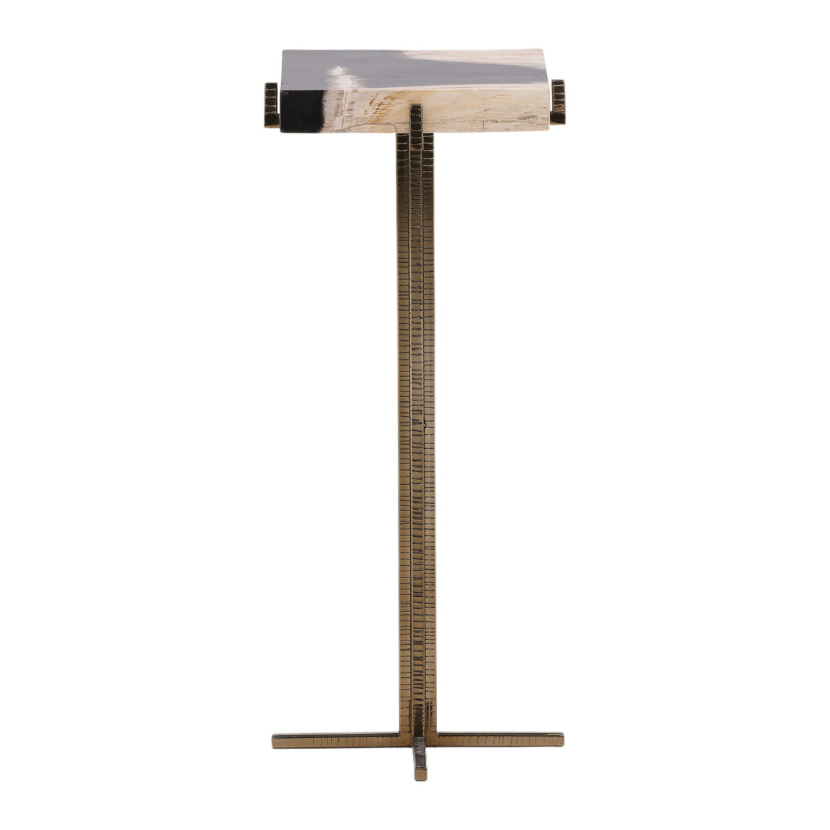 Nyssa - Side Table - Natural And Black