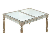 D110 - Dining Table With Extension - Pearl Silver