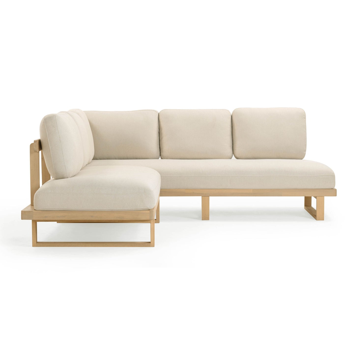 Evan - Outdoor L-Sectional - Cream