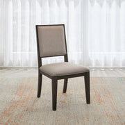 Modern Edge - Upholstered Side Chair - Caffe