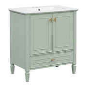 Freestanding Vanity With 1 Drawer & 2 Soft Close Doors With Door Mounted Storage