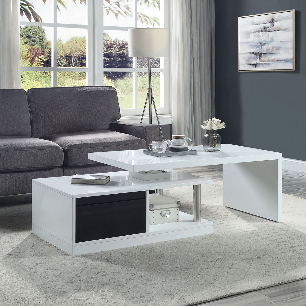 Buck II Coffee Table With Swivel Top - Thumbnail 3