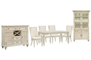 Newport - 7 Piece Extendable Rectangular Dining Table Set