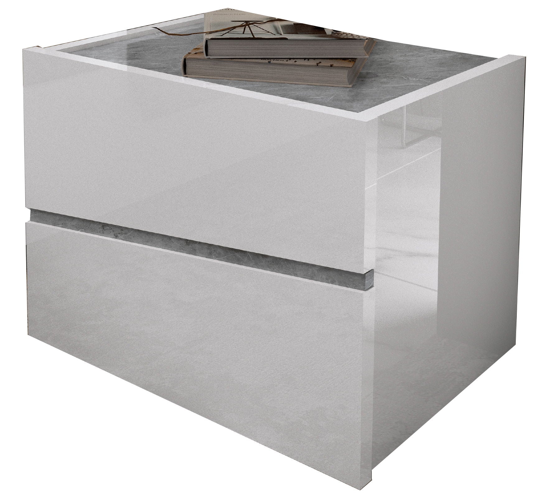 Alba - Nightstand - White