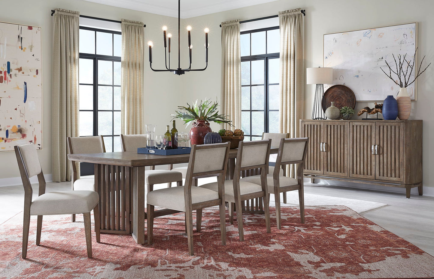 Kavanaugh - Trestle Dining Table - Dark Brown