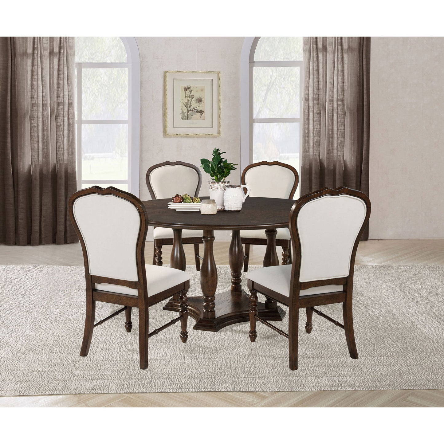 Claire - Round Dining Table Set