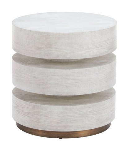 Laha - Side Table - Oak White