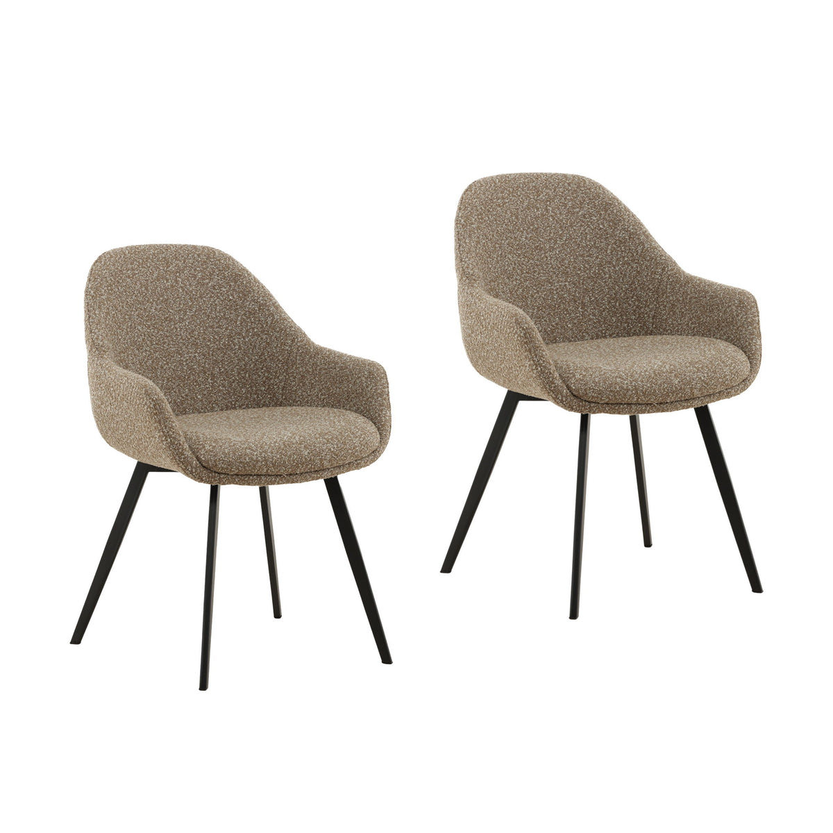 Shauna - Dining Chair (Set of 2) - Cloud Coffee