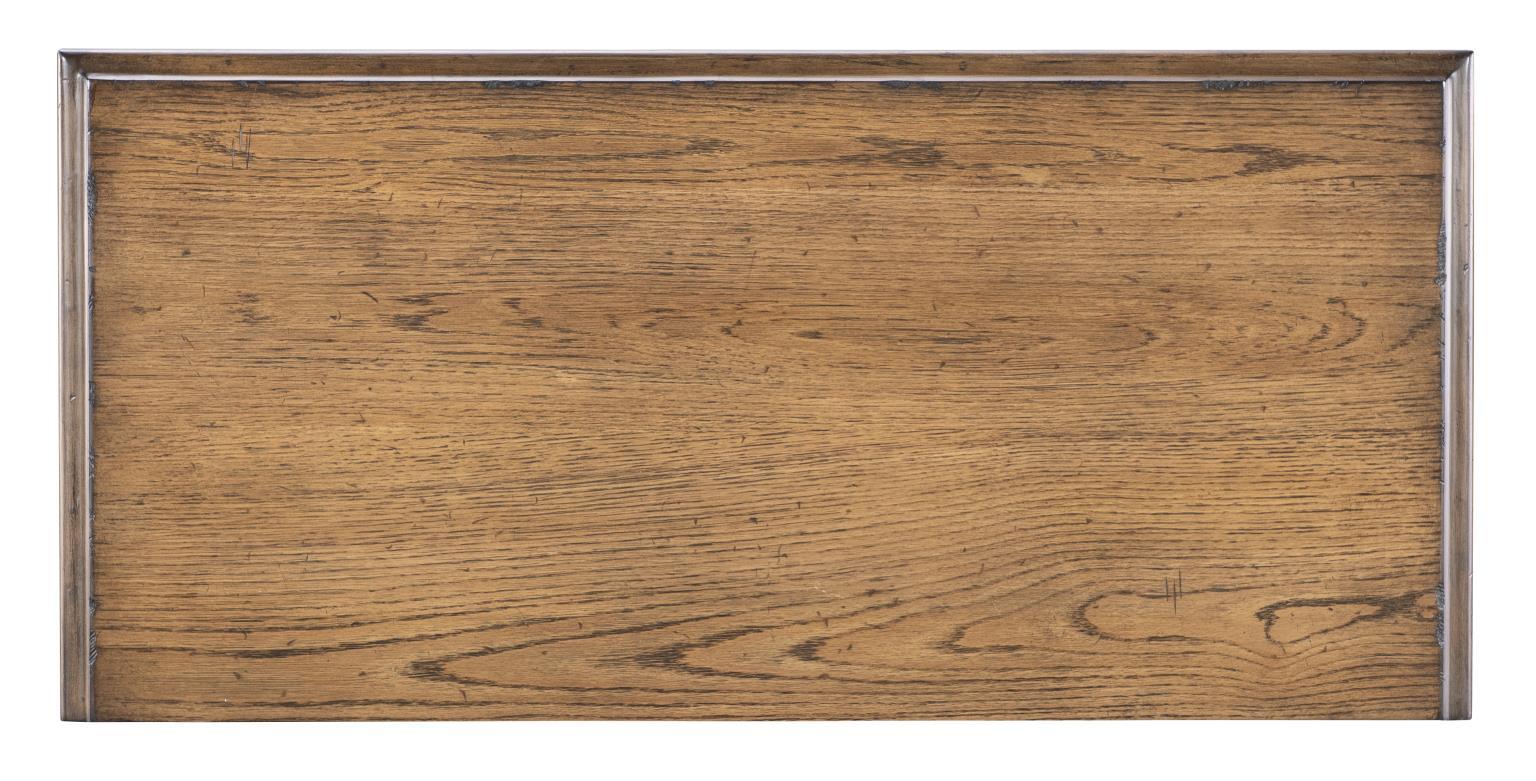 Vintage Market - Washstand Accent Chest 2 Drawers - Barnwood Oak And Mallard Green