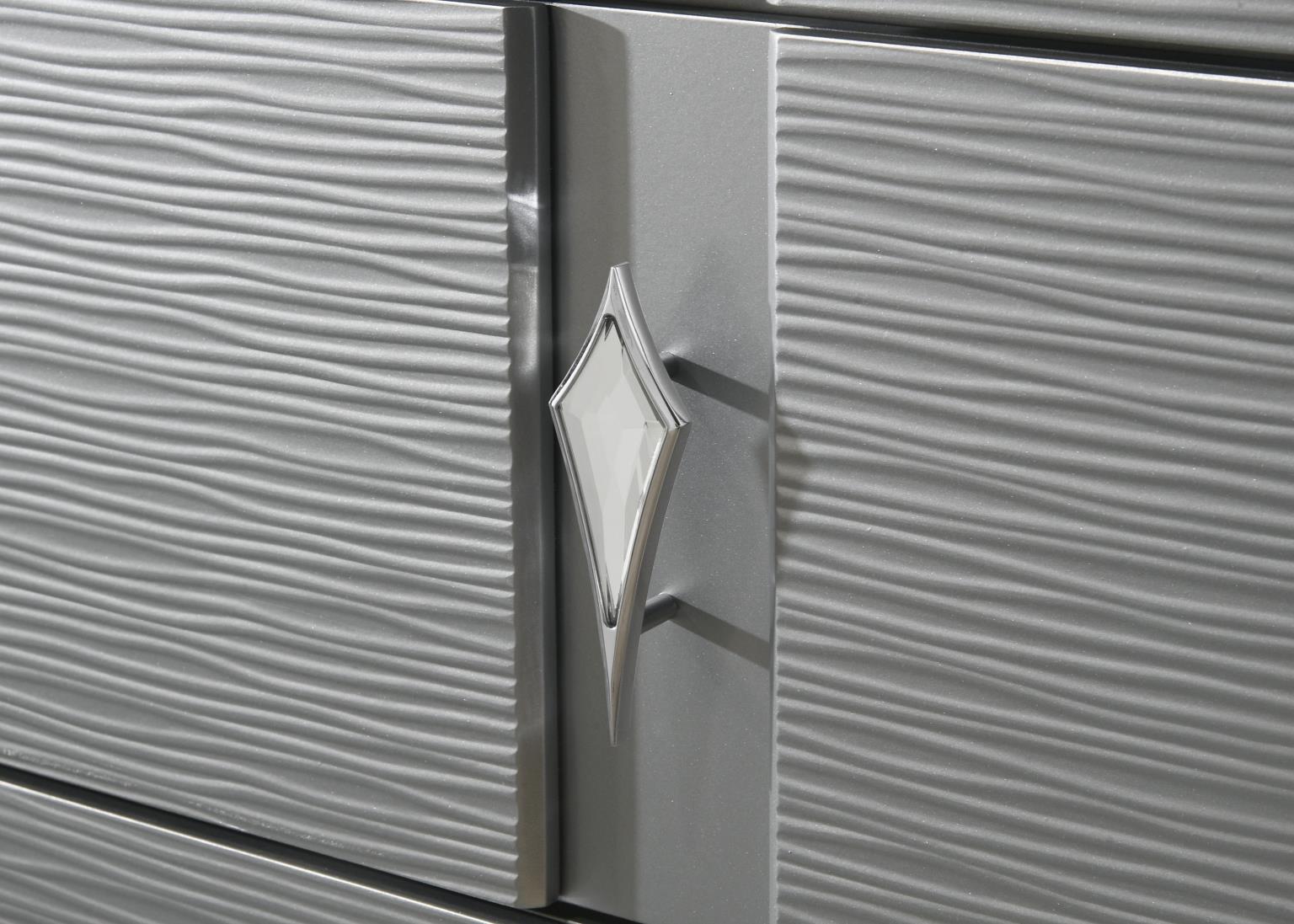 B024 - Chest - Olive Shimmer Silver